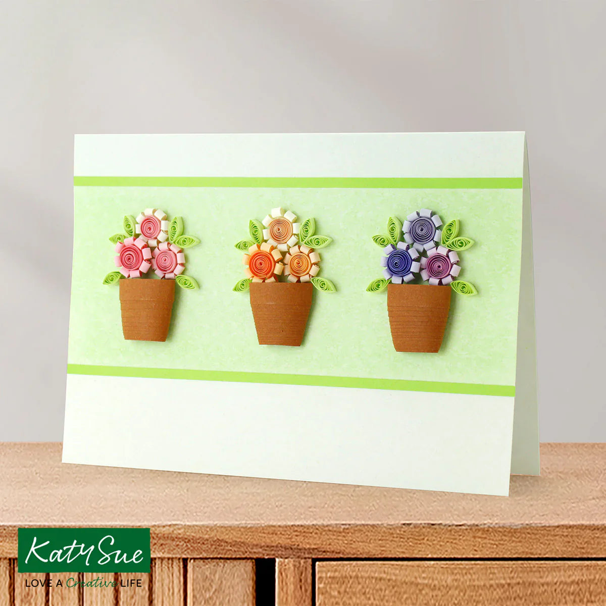 Miniature Flower Pots Quilling Kit