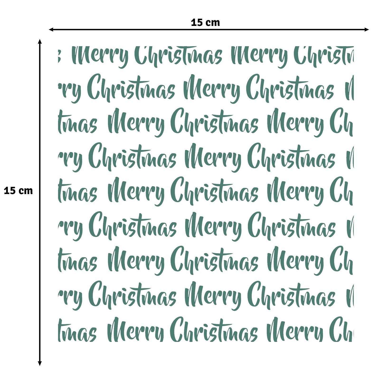 Vaessen Creative • Stencil Merry Christmas 5.9x5.9in