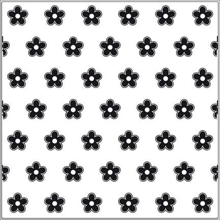 Embossing Folder - Flower background square