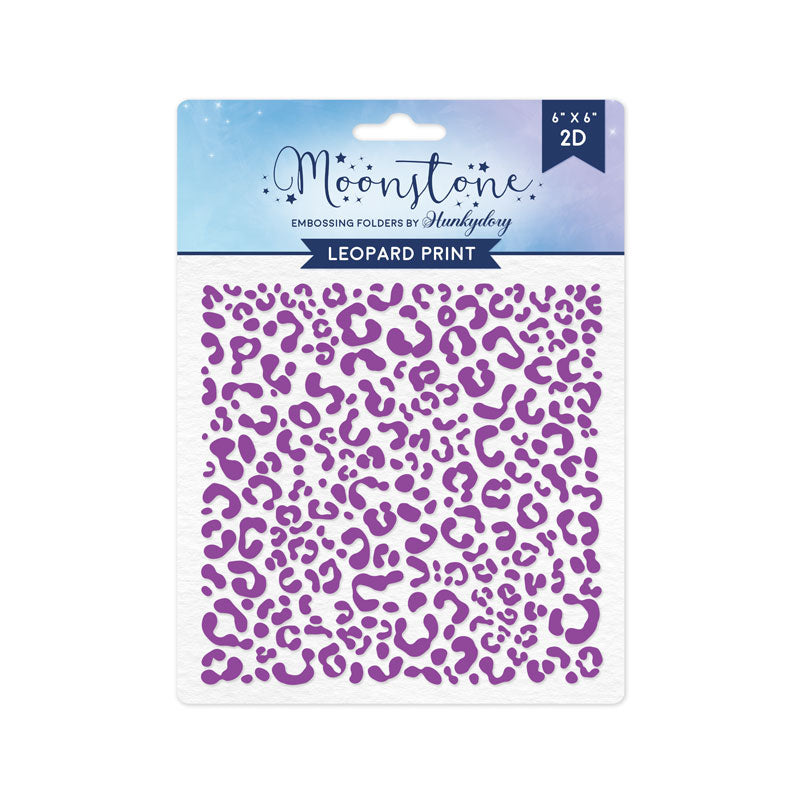 Moonstone Embossing Folders - Leopard Print