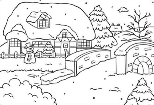 Embossing Folders - Snowy House