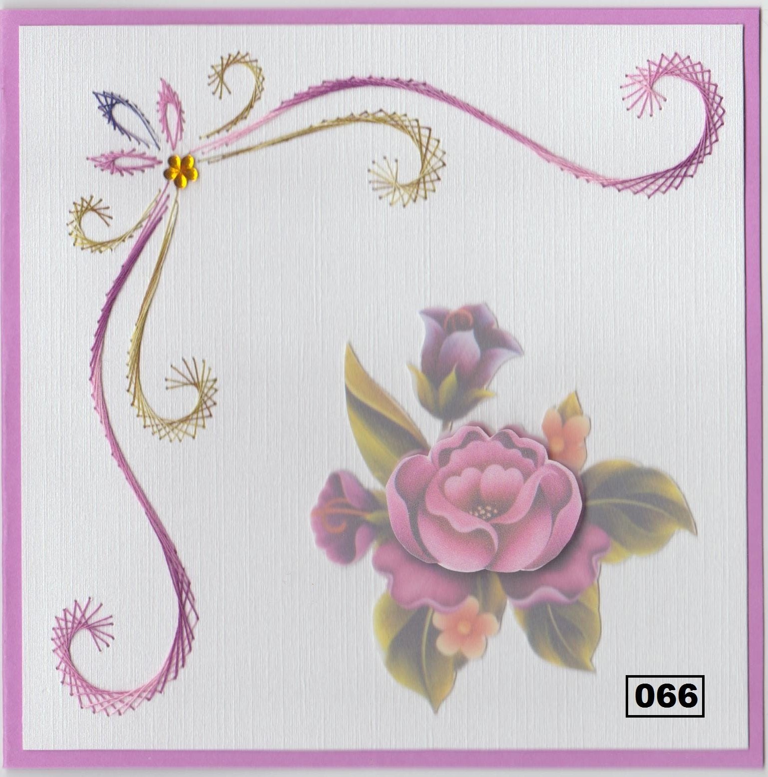 Laura's Design Digital Embroidery Pattern - Large Corner