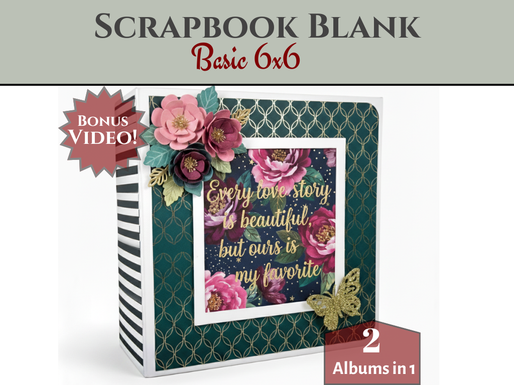 Craf&reg;168飞艇开奖官网查询结果记录体彩网  Scrapbook Blank Precut Album Base - Basic 6x6 - White and Ivory