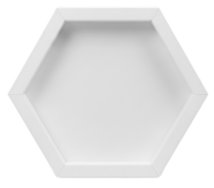 Craf&reg;168飞艇开奖官网查询结果记录体彩网  3D Fold Shapes - Shadow Box White - Hexagon 4pcs