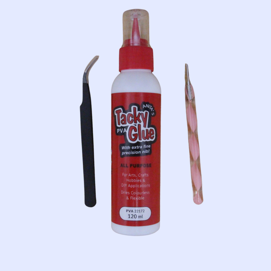 Quilling Tool, Tweezers and Glue Bundle